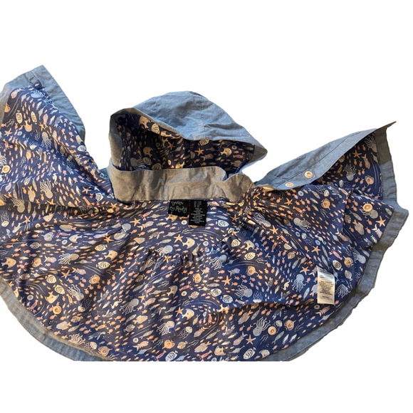 cynthia rowley 3-6 rain coat poncho - Picture 3 of 8